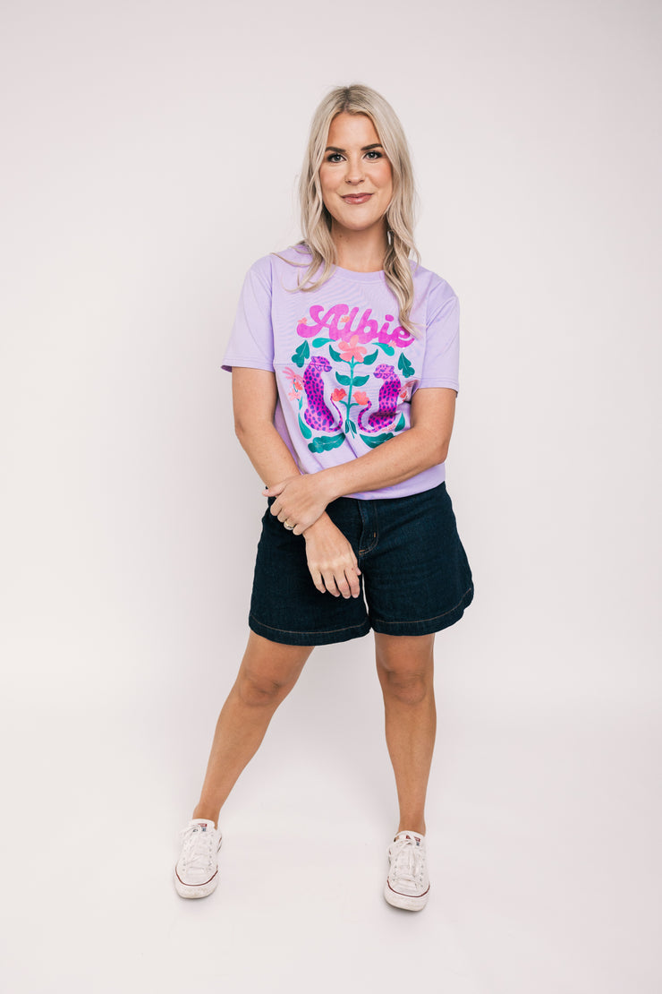 Albie Tee | Lilac- WAS $89 NOW $49