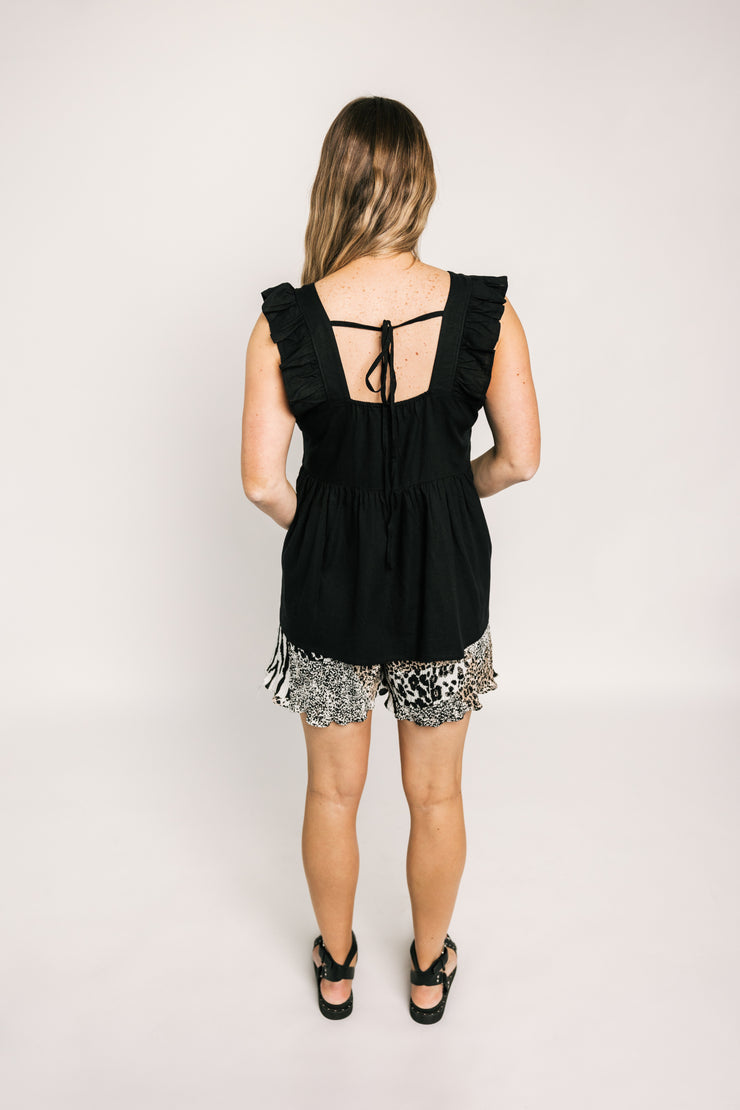 Florence Top | Black- Was $79 Now $35