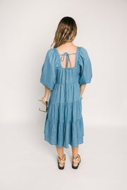 Olive Dress | Chambray Denim- Was $169 Now $69
