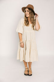 Olive Dress | Honey Gingham-  Was $169 Now $69